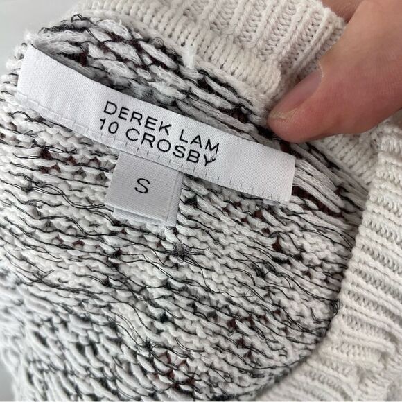 Derek Lam 10 Crosby High-Low Pullover Ribbed Knit Sweater - Picture 9 of 11